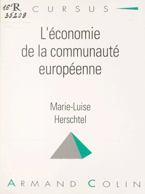 cover image of L'économie de la Communauté européenne